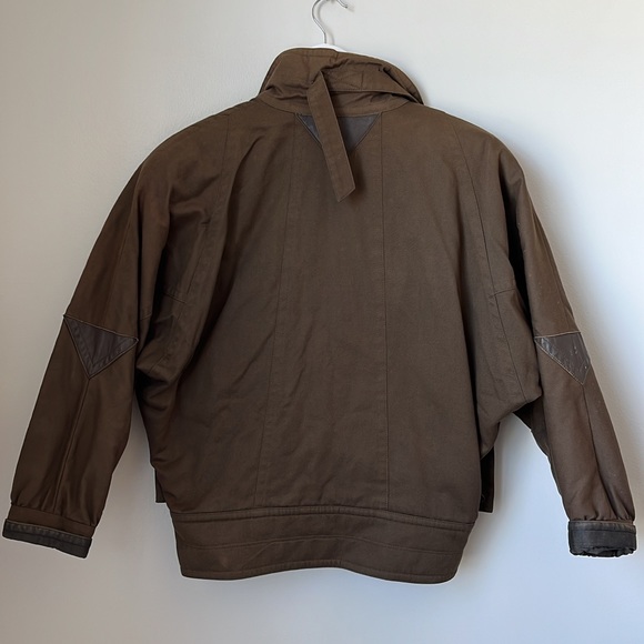 SOLD// Vintage Cotton Motorcycle Jacket - Picture 6 of 10